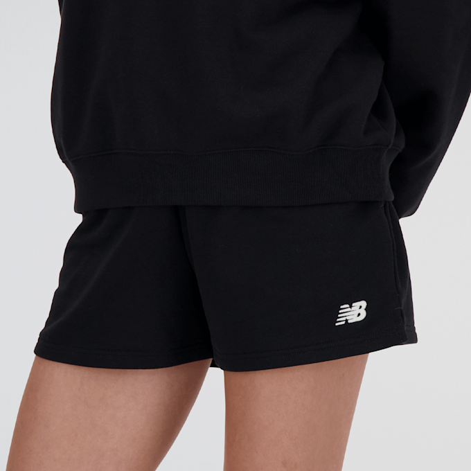 New Balance Sport Essentials French Terry Short zwart 96912 3