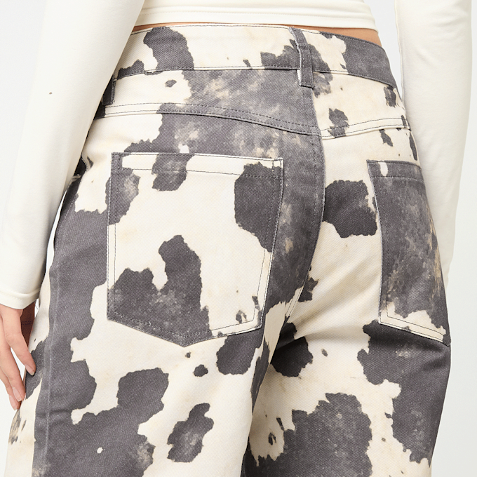 Decibel Cow Print Baggy Pants višebojno 97451 4