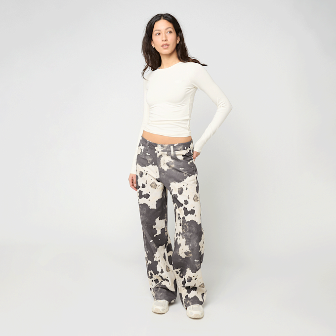 Decibel Cow Print Baggy Pants višebojno 97451 5