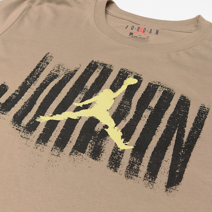 Jordan Distressed Short Sleeve Tee brun 97504 3
