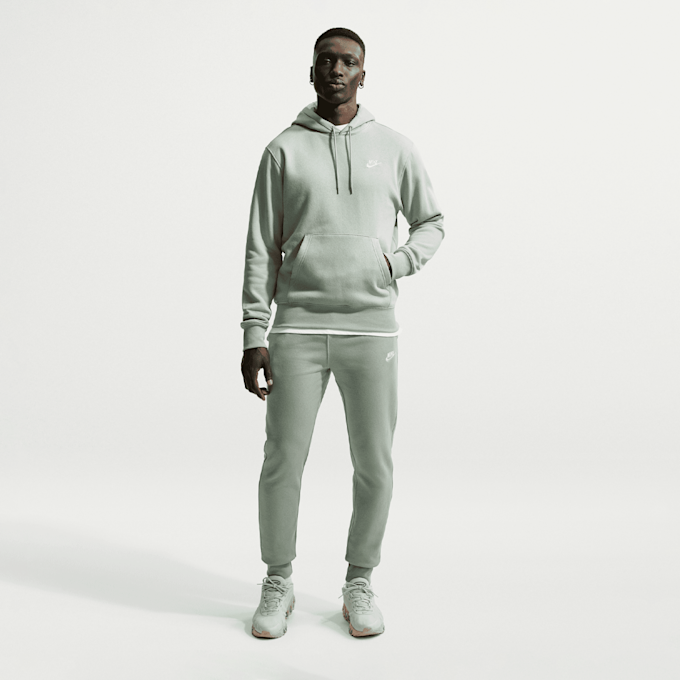 Nike   Club Basketball Pullover Hoodie zielony 97591 6