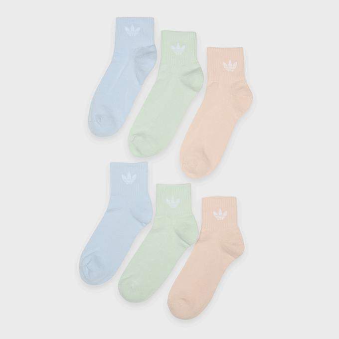 adidas Originals 6 PACK - 1/4 SOCKS  wonder mauve/linen green/grey one višebojno 97619 1