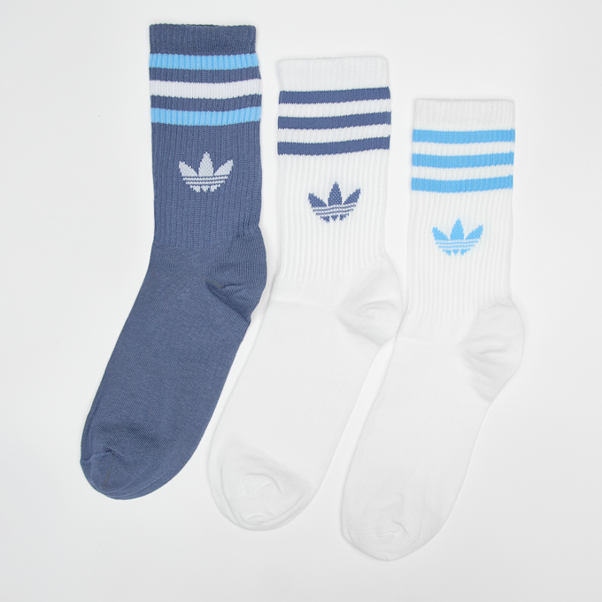 adidas Originals 3 PACK - 3S CREW S  white/lucid red/lucid blue Weiß 97632 1