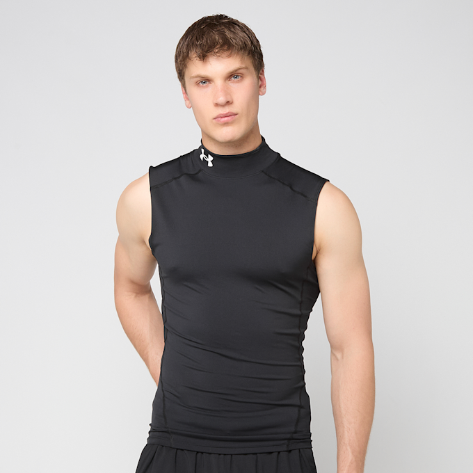 Under Armour HeatGear® Compression Mock Sleeveless czarny 97710 1