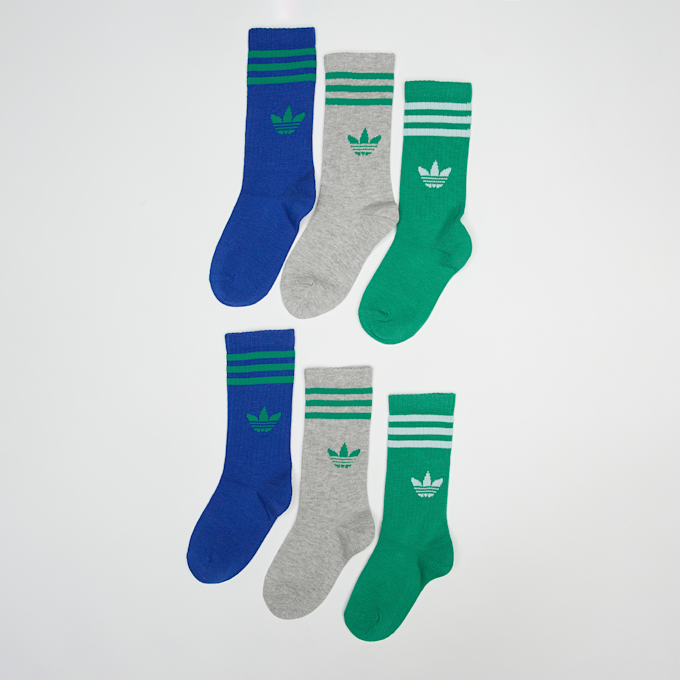 adidas Originals 6 PACK - 3 Stripes Crew Socks multicolore 97723 1