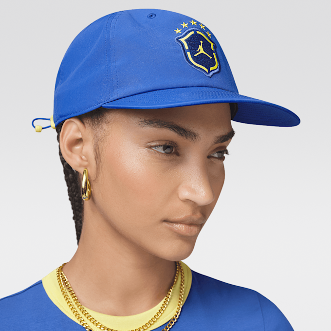 Jordan Pro Unstructured Flat Bill Hat niebieski 97774 2