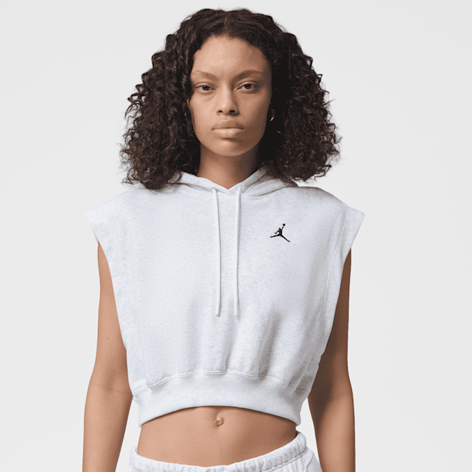Jordan Brooklyn Fleece French Terry Nov Top gris 97795 1