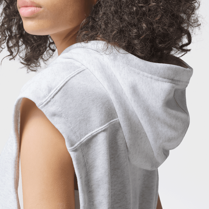 Jordan Brooklyn Fleece French Terry Nov Top grijs 97795 4