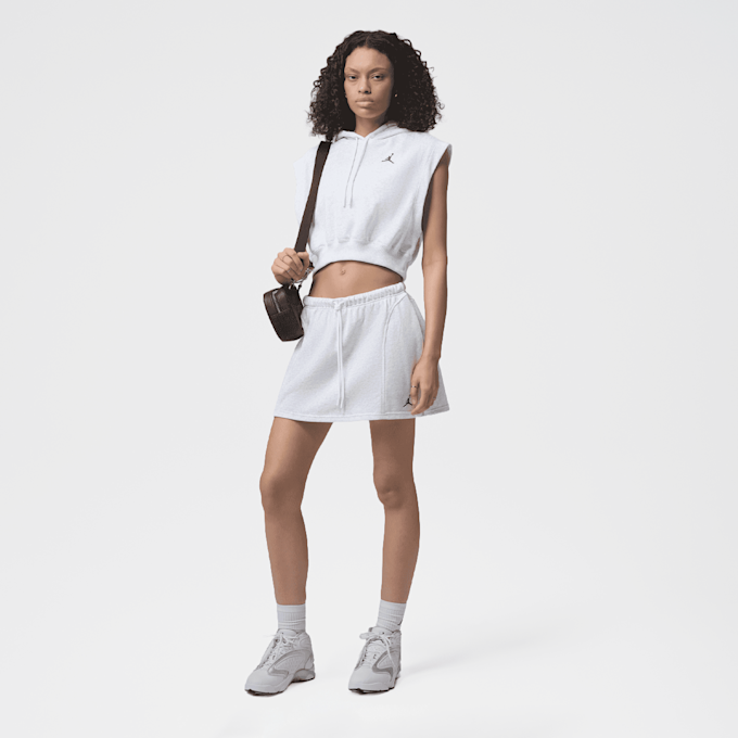 Jordan Brooklyn Fleece French Terry Nov Top grau 97795 5