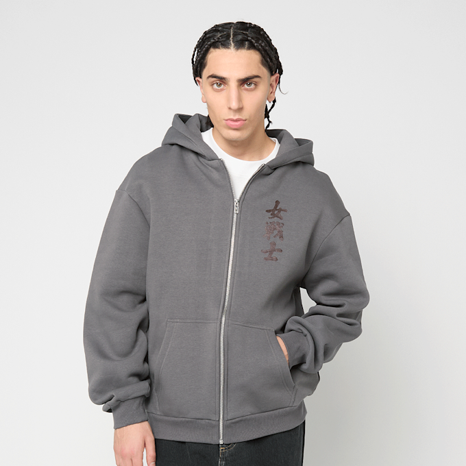 Mister Tee I Am Destiny Fluffy Zip Hoody grau 97793 2