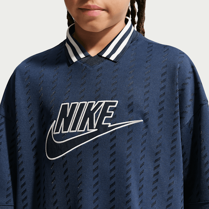 Nike   Sportswear Short-Sleeve Jersey azul 97996 2