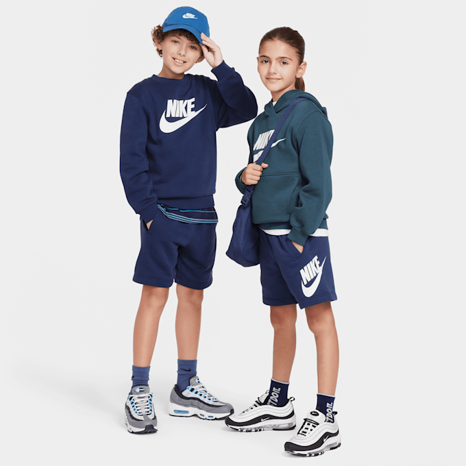 Nike   Sportswear Club Fleece French Terry Shorts blauw 97997 7