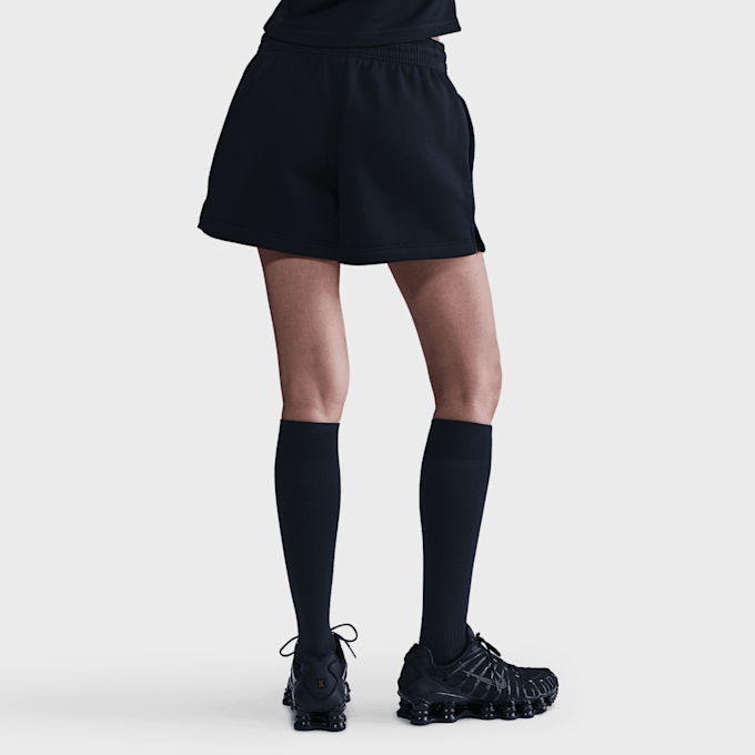 Nike   Sportswear Phoenix Fleece Mid-Rise 4" Shorts zwart 97960 2