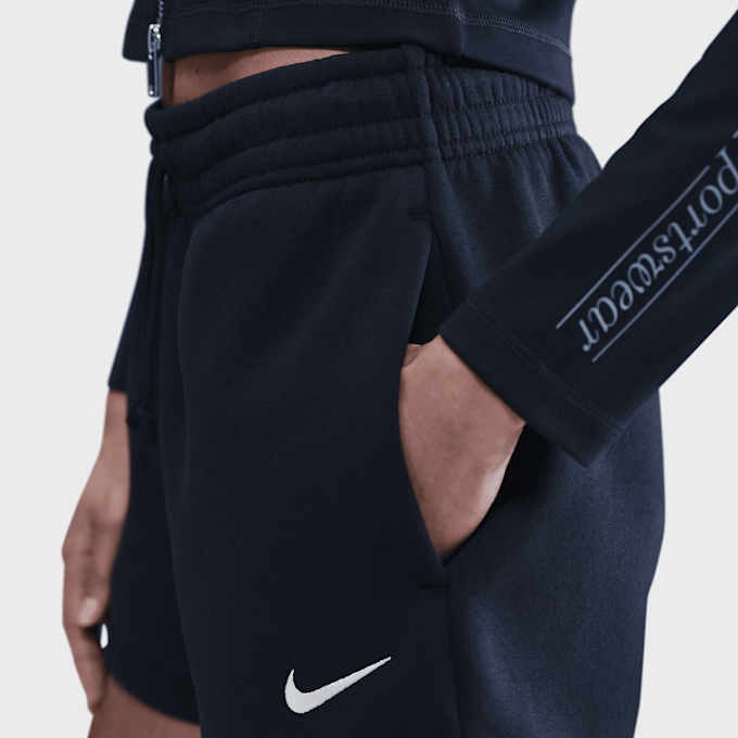 Nike   Sportswear Phoenix Fleece Mid-Rise 4" Shorts negro 97960 4