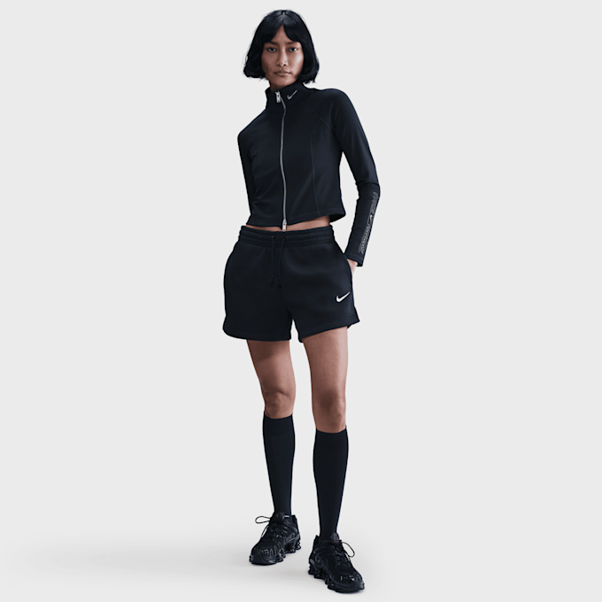 Nike   Sportswear Phoenix Fleece Mid-Rise 4" Shorts negro 97960 5