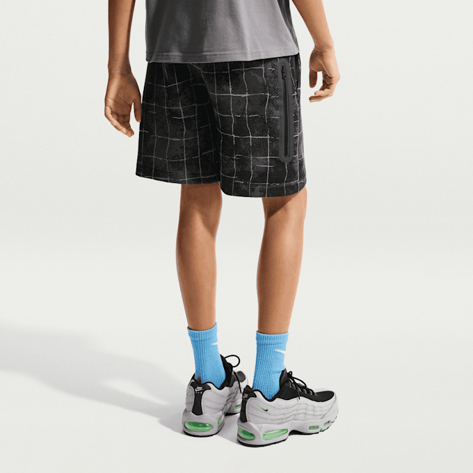 Nike   Sportswear Tech Fleece All Over Print Short cinzento 97999 2