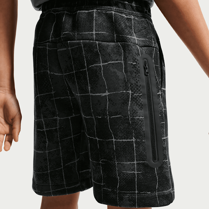 Nike   Sportswear Tech Fleece All Over Print Short cinzento 97999 4