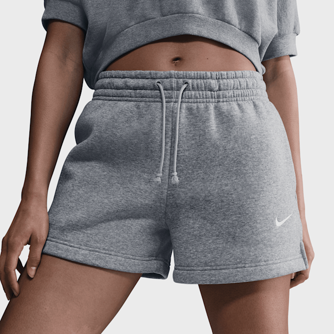 Nike Sportswear Phoenix Fleece Mid-Rise 4" Shorts grau 97965 3
