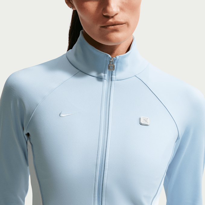 Nike Shox Fullzip Long Sleeve Top blau 97976 3