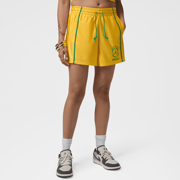 Jordan Brooklyn Knit Brazil Shorts geel 98173 1