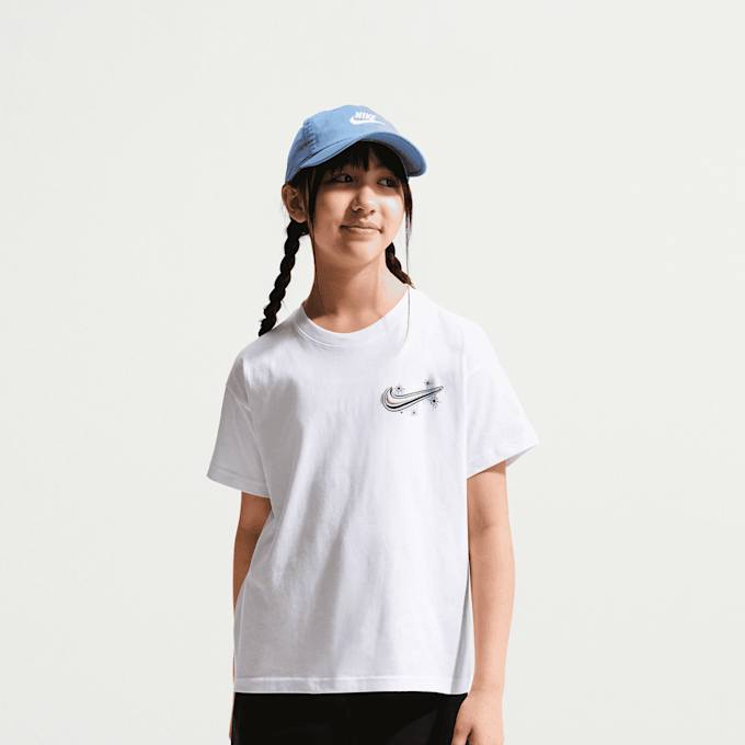 Nike   Sportswear Tee Boy Airbrush weiß 98219 2