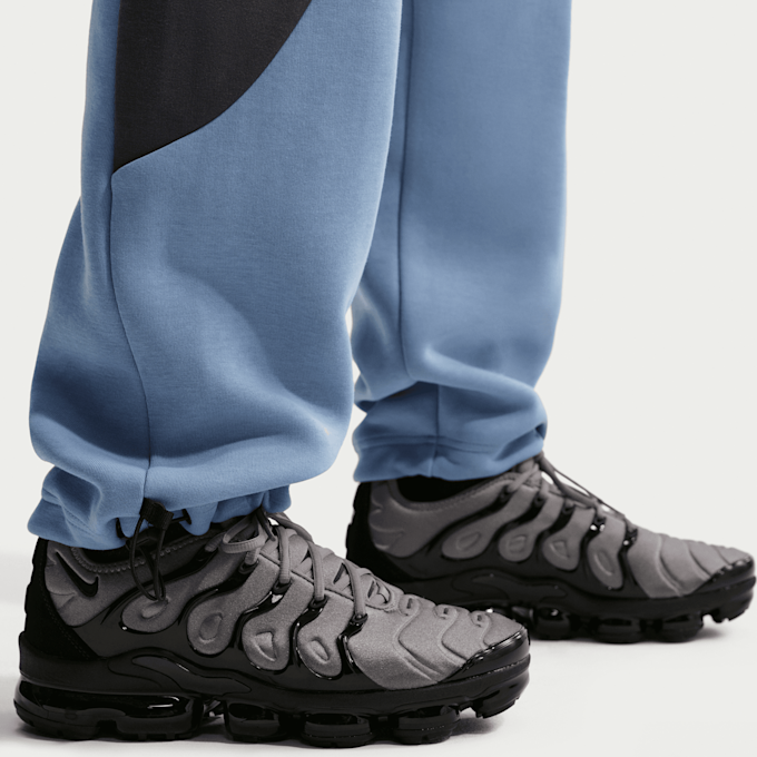 Nike   Tech Color-Block Open-Hem Fleece Pants bleu 98184 5
