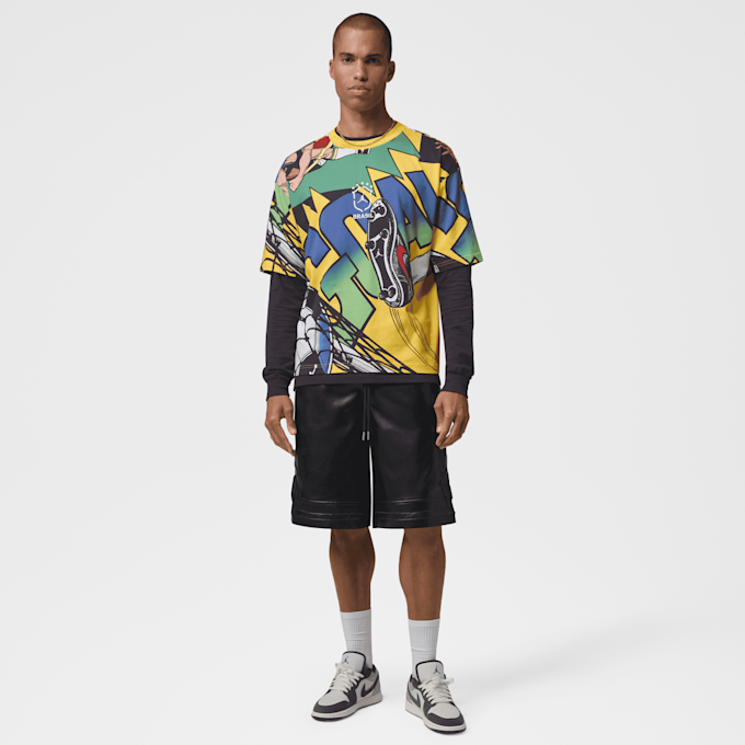 Jordan Brasil Essentials Boxy T-Shirt wielokolorowy 98166 4