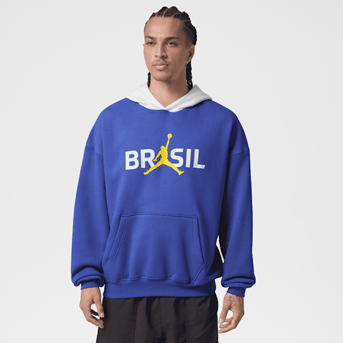 Jordan Brasil Fleece Hoodie blau 98136 1