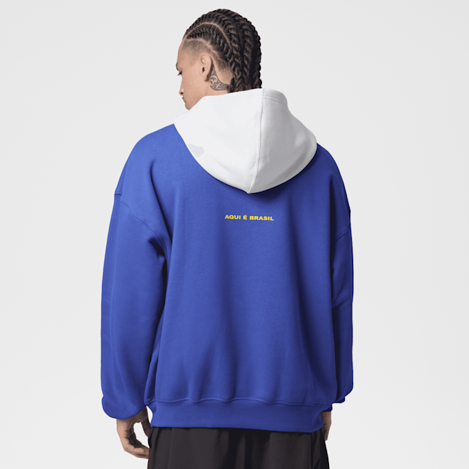 Jordan Brasil Fleece Hoodie blau 98136 2