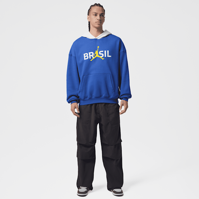 Jordan Brasil Fleece Hoodie blau 98136 6