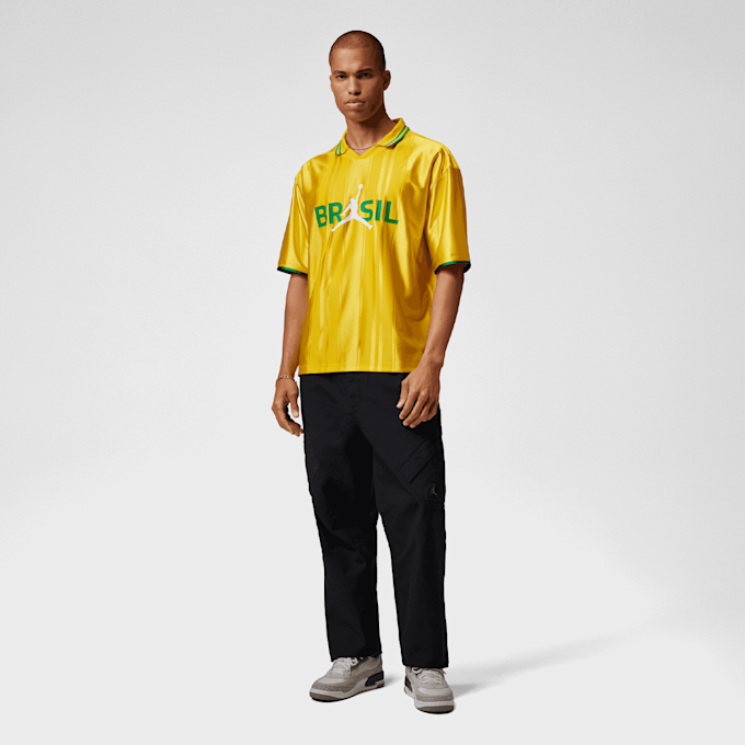 Jordan Brasil Polo jaune 98143 5