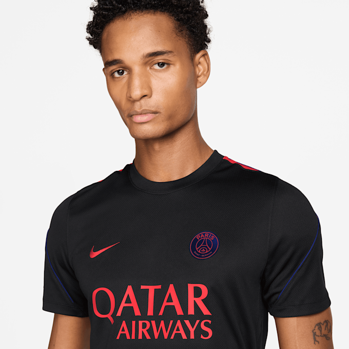 Nike   PSG Strike Soccer Dri-FIT Short-Sleeve Top negro 98309 3