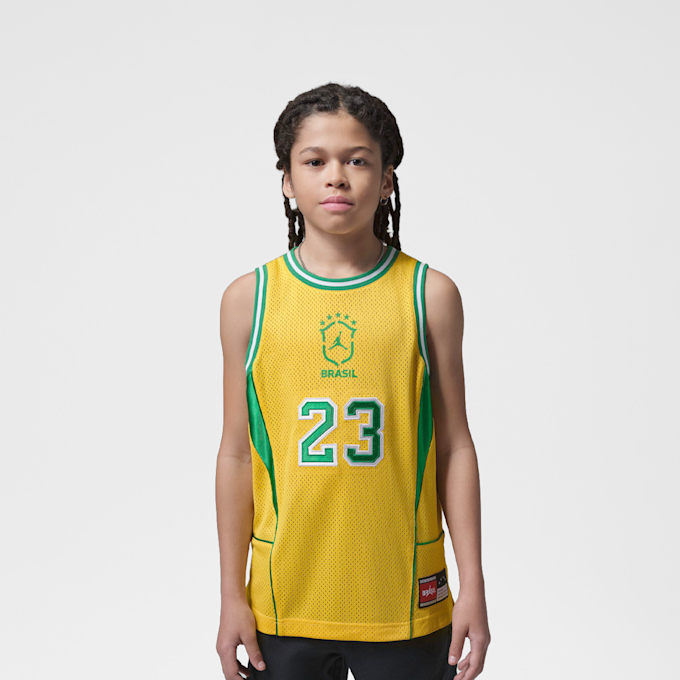 Jordan Essential Mesh Jersey P6 giallo 98496 1