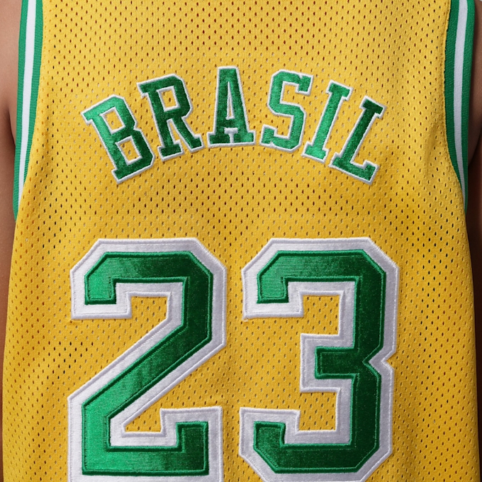 Jordan Essential Mesh Jersey P6 geel 98496 4