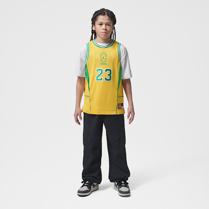 Jordan Essential Mesh Jersey P6 geel 98496 5