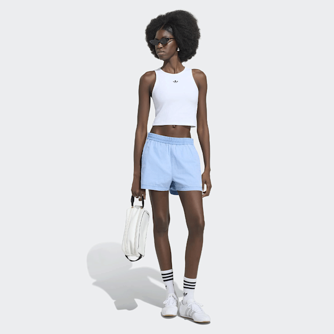 adidas Originals Denim Shorts blu 98756 5