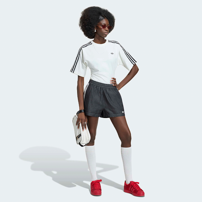 adidas Originals Denim Shorts grijs 98753 5