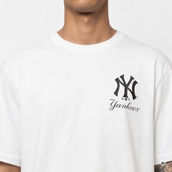 New Era MLB CF Graphics Regular Tee New York Yankees biały 98762 3