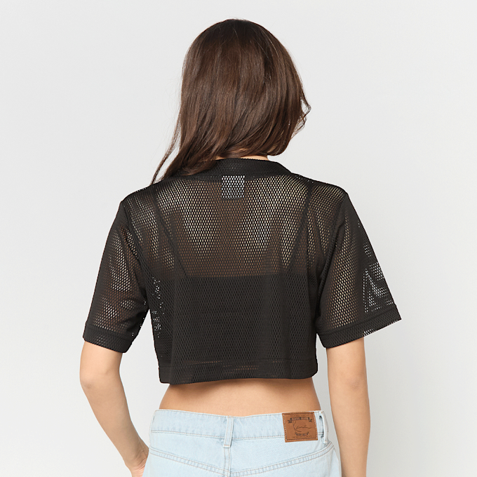 Karl Kani Mesh Cropped Baseball Shirt preto 98810 2