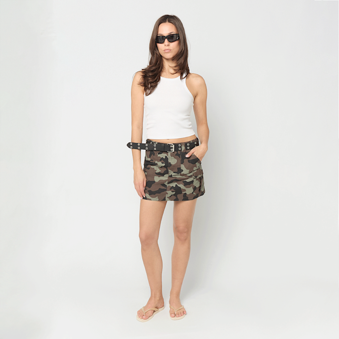 Karl Kani Signature Camo Cargo Skirt camuflaje 98808 6