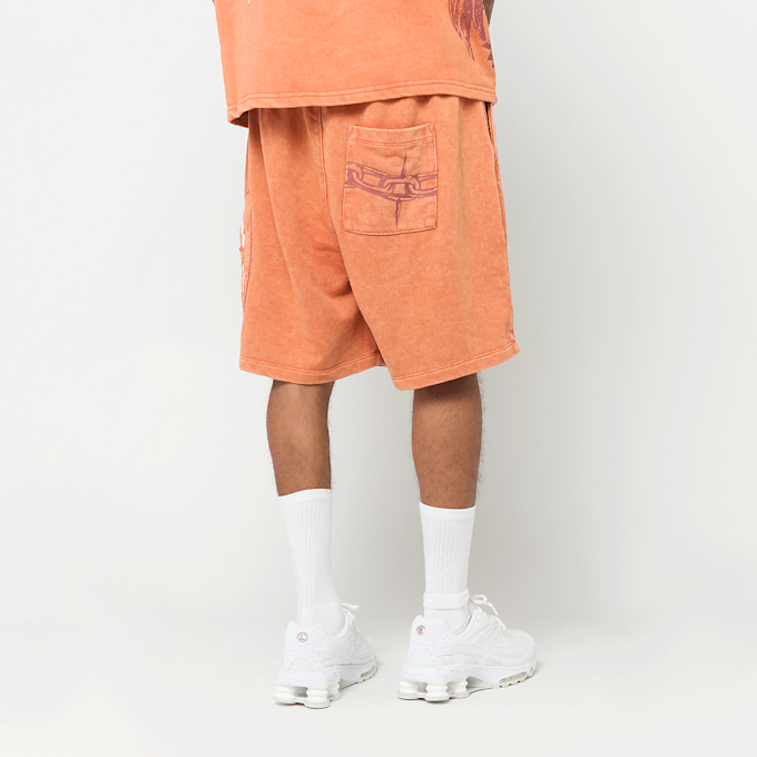 Smoke Rise Luxe Club Shorts laranja 98790 2