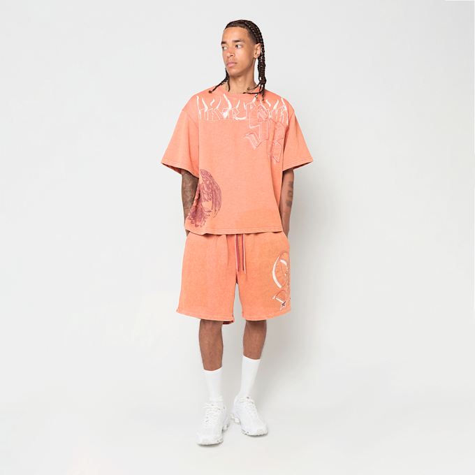 Smoke Rise Luxe Club Shorts laranja 98790 6