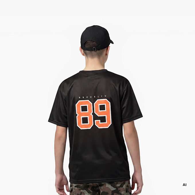 Karl Kani Signature 89 Mesh T-Shirt Junior zwart 98784 2