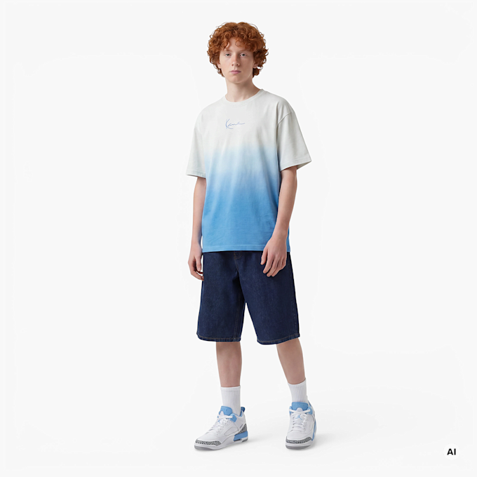 Karl Kani Signature Gradient T-Shirt blanco 98776 4