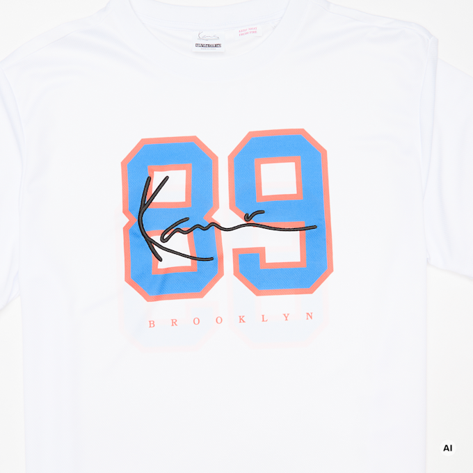 Karl Kani Signature 89 Mesh T-Shirt Junior weiß 98777 3