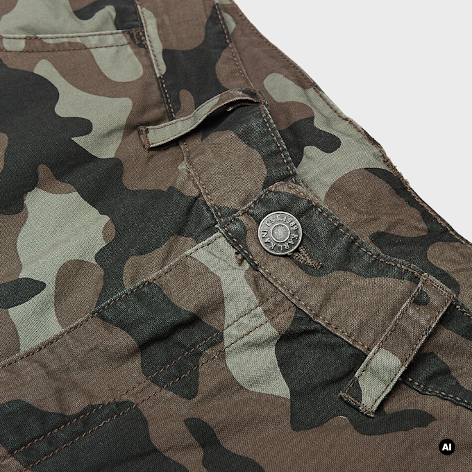Karl Kani Signature Baggy Camo Shorts Junior camo 98780 3