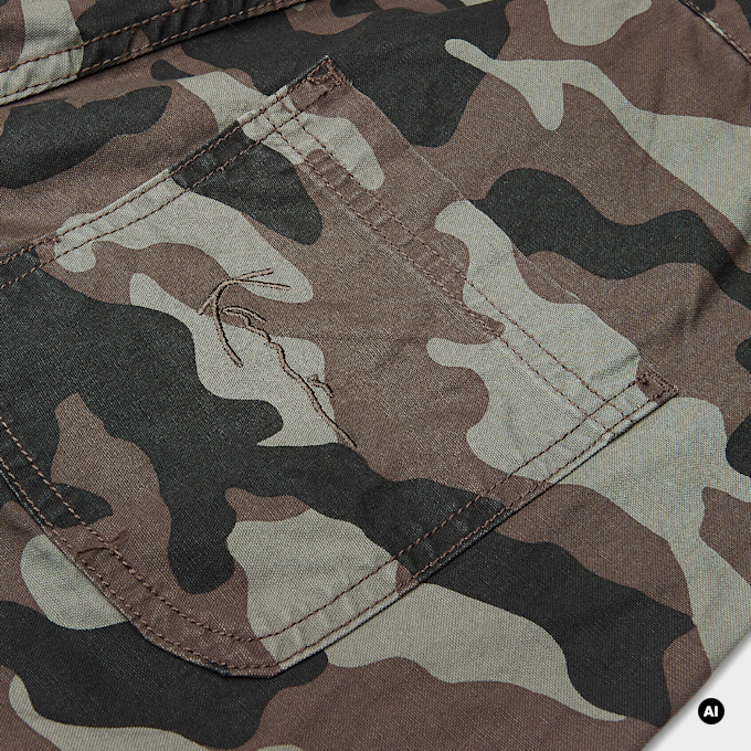 Karl Kani Signature Baggy Camo Shorts Junior camuflado 98780 4