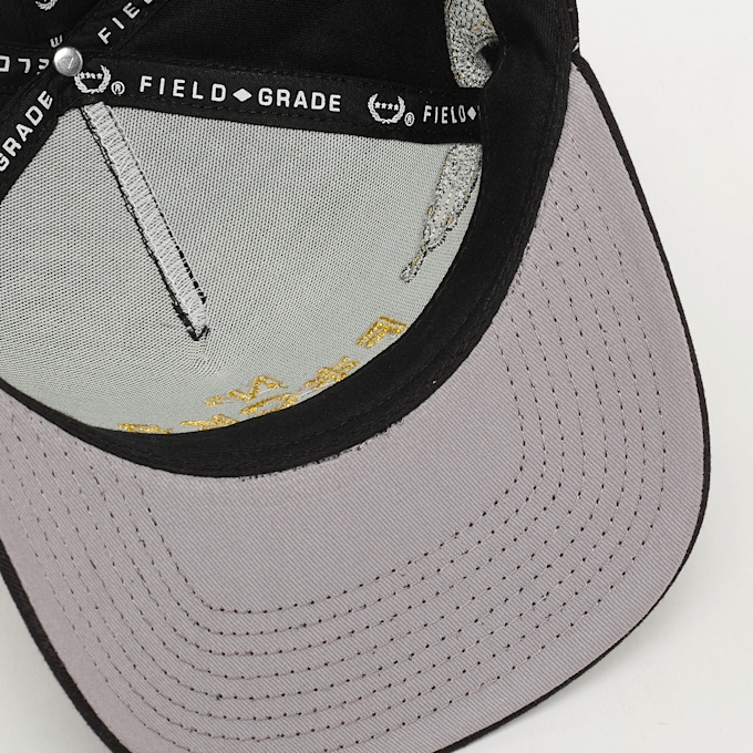 Field Grade No F*cks Given Serpent Twill Trucker czarny 98835 4