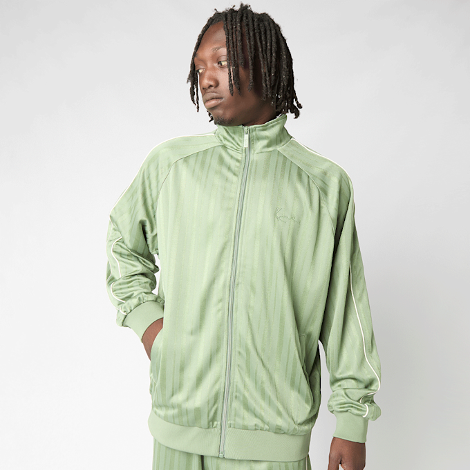 Karl Kani Signature Shadow Stripe Trackjacket grün 98816 1
