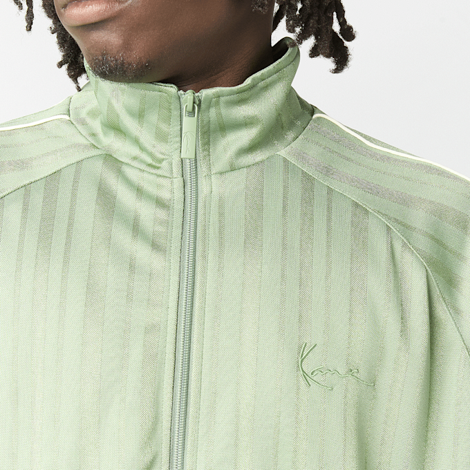 Karl Kani Signature Shadow Stripe Trackjacket verde 98816 3